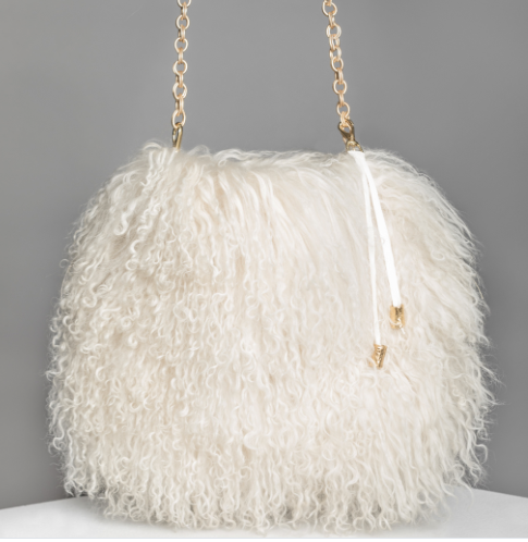 Audrey- Ivory Tibetan Lamb